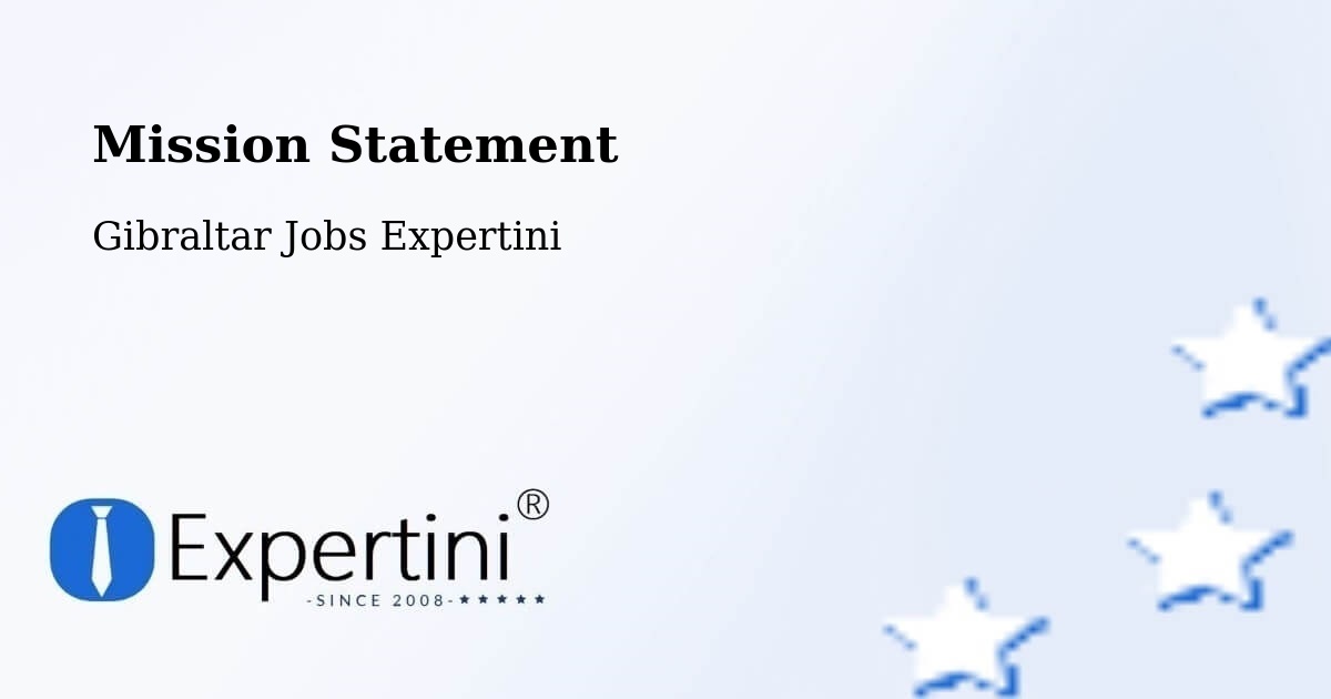Corporate Mission – Gibraltar - Gibraltar Jobs Expertini